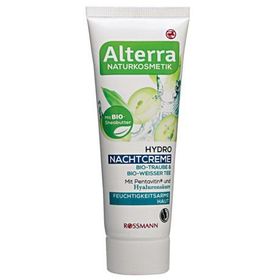 Alterra Su Bazlı Üzüm Beyaz Çay İçerikli 50 ml Gece Kremi