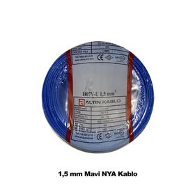 Altın 1.5 mm Nya 100 mt Mavi Elektrik Kablosu
