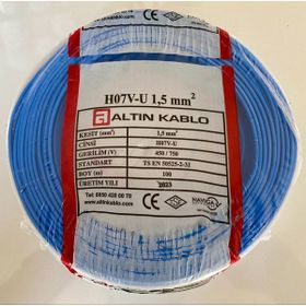 Altın 1.5 mm Nya 100 mt Mavi Elektrik Kablosu
