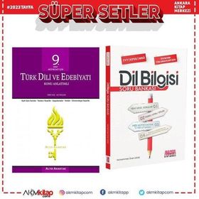 Altın Anahtar 9. Sınıf Türk Dili ve Edebiyatı Konu ve Akm Dil Bilgisi Soru Bankası Seti 2 Kitap