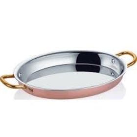 Altın Başak 28x20 Bakır Oval Omlet Tava