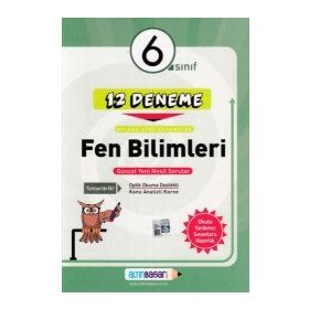 Altın Başarı Yayınları 6. Sınıf Fen Bilimleri 12 Deneme