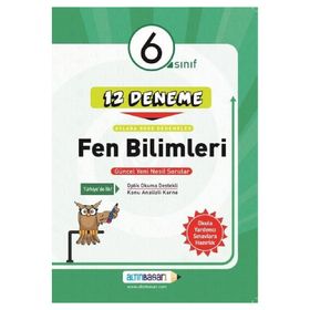 Altın Başarı Yayınları 6. Sınıf Fen Bilimleri 12 Deneme