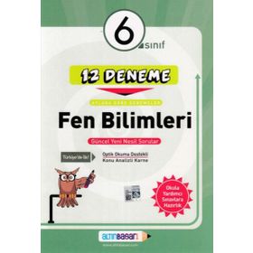 Altın Başarı Yayınları 6. Sınıf Fen Bilimleri 12 Deneme