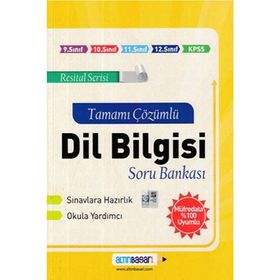 Altın Başarı Yayınları Dil Bilgisi Tamamı Çözümlü Soru Bankası