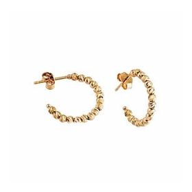 Altın Dorikalı 14k Gold Üç Renk Halka Küpe