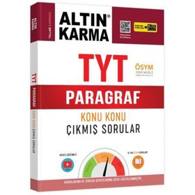 Altın Karma 2020 TYT Paragraf Konu Konu Çıkmış Sorular Altın Karma Yayınları