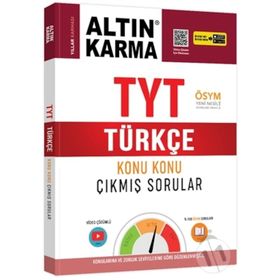 Altın Karma 2020 TYT Türkçe Konu Konu Çıkmış Sorular Altın Karma Yayınları