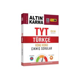Altın Karma 2020 TYT Türkçe Konu Konu Çıkmış Sorular Altın Karma Yayınları