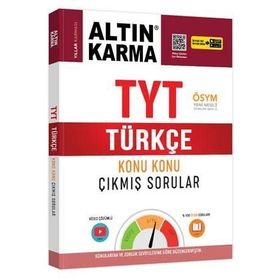 Altın Karma 2020 TYT Türkçe Konu Konu Çıkmış Sorular Altın Karma Yayınları