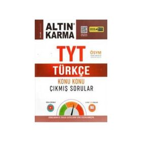 Altın Karma 2020 TYT Türkçe Konu Konu Çıkmış Sorular Altın Karma Yayınları