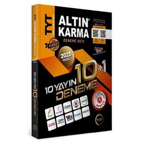 Altin Karma 2023 Yks Tyt 10+1 Video Çözümlü Deneme Seti
