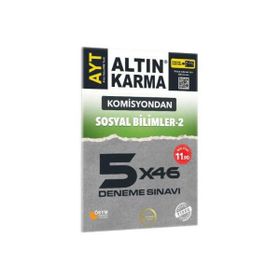 Altın Karma AYT Komisyondan Sosyal Bilimler-2 5X46 Deneme Sınavı