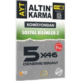 Altın Karma AYT Komisyondan Sosyal Bilimler-2 5X46 Deneme Sınavı