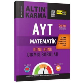 Altın Karma Ayt Matematik Çıkmış Sorular