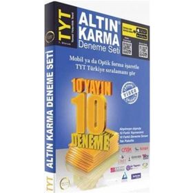 Altın Karma TYT Deneme Seti 10 Farklı Yayın 10 Farklı Deneme