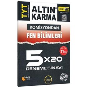 Altın Karma TYT Komisyondan Fen Bilimleri 5x20 Deneme Sınavı
