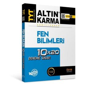 Altın Karma TYT Komisyondan Fen Bilimleri 5x20 Deneme Sınavı