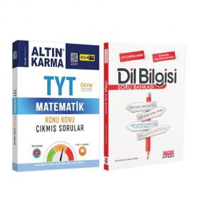 Altın Karma Tyt Matematik Konu Konu Çıkmış Sorular ve Akm Dil Bilgisi Soru Bankası Seti 2 Kitap