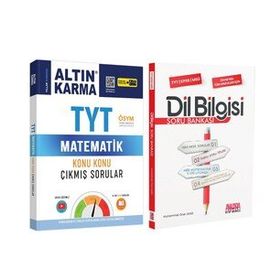 Altın Karma Tyt Matematik Konu Konu Çıkmış Sorular ve Akm Dil Bilgisi Soru Bankası Seti 2 Kitap