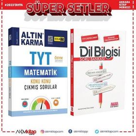 Altın Karma Tyt Matematik Konu Konu Çıkmış Sorular ve Akm Dil Bilgisi Soru Bankası Seti 2 Kitap