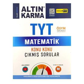 Altın Karma - TYT Problemler ve TYT Matematik Konu Konu Çıkmış Sorular 2 Kitap Set