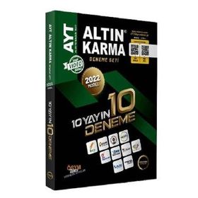 Altın Karma Yayınları 2022 AYT 10 Farklı Yayın 10 Deneme Seti