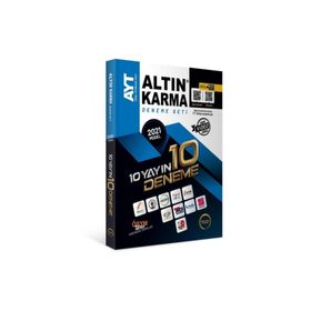 Altın Karma Yayınları 2022 AYT 10 Farklı Yayın 10 Deneme Seti