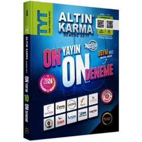 Altın Karma Yayınları - 2024 Model TYT 10 Yayın 10 Deneme