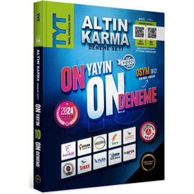 Altın Karma Yayınları 2024 TYT 10'lu Deneme