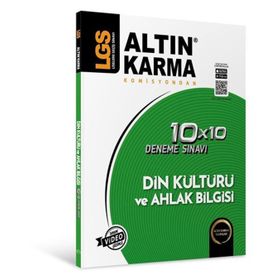 Altın Karma Yayınları 8. Sınıf LGS Din Kültürü Ve Ahlak Bilgisi 10x10 Deneme