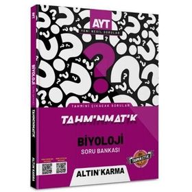 Altın Karma Yayınları - AYT Biyoloji Tahminmatik Soru Bankası