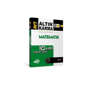 Altın Karma Yayınları AYT Matematik 10x40 Deneme Sınavı