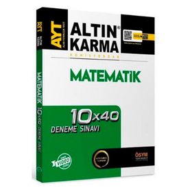 Altın Karma Yayınları AYT Matematik 10x40 Deneme Sınavı