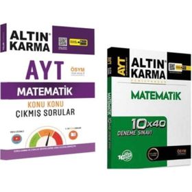 Altın Karma Yayınları Ayt Matematik Konu Konu Çıkmış Sorular / Matematik 40'lı Deneme