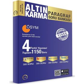 Altın Karma Yayınları Tüm Sınavlar İçin Paragraf Soru Bankası