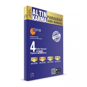 Altın Karma Yayınları Tüm Sınavlar İçin Paragraf Soru Bankası