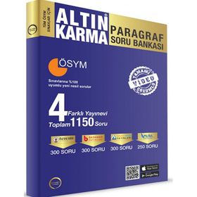 Altın Karma Yayınları Tüm Sınavlar İçin Paragraf Soru Bankası