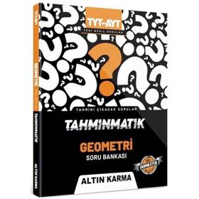 Altın Karma Yayınları TYT AYT Geometri Tahminmatik Soru Bankası