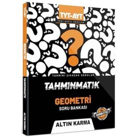 Altın Karma Yayınları TYT AYT Geometri Tahminmatik Soru Bankası