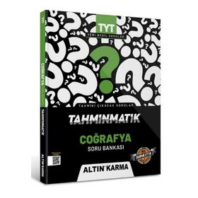 Altın Karma Yayınları TYT Coğrafya Tahminmatik Soru Bankası