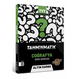 Altın Karma Yayınları TYT Coğrafya Tahminmatik Soru Bankası