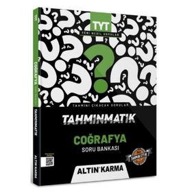 Altın Karma Yayınları TYT Coğrafya Tahminmatik Soru Bankası