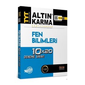 Altın Karma Yayınları TYT Fen Bilimleri Komisyondan 10x20 Deneme