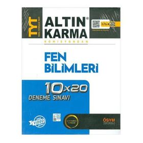 Altın Karma Yayınları TYT Fen Bilimleri Komisyondan 10x20 Deneme
