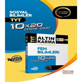 Altın Karma Yayınları TYT Fen Bilimleri Komisyondan 10x20 Deneme