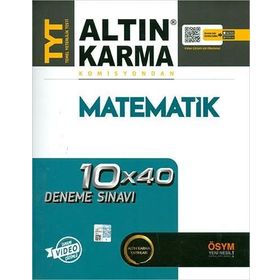 Altın Karma Yayınları TYT Matematik Deneme Sınavı