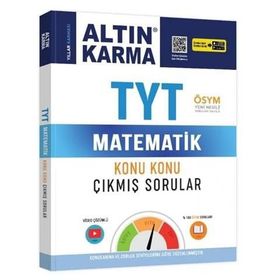 Altın Karma Yayınları TYT Matematik Konu Konu Çıkmış Sorular 2020