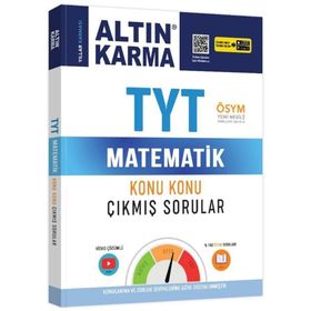 Altın Karma Yayınları TYT Matematik Konu Konu Çıkmış Sorular 2020