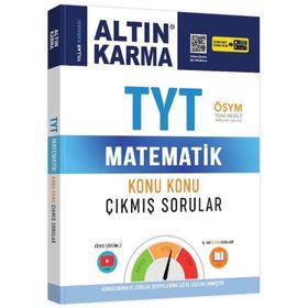 Altın Karma Yayınları TYT Matematik Konu Konu Çıkmış Sorular 2020